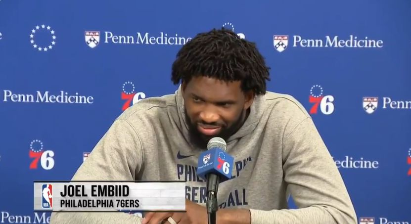 Embiid respondeu que o time está melhor sem ele nesta temporada: O que importa é jogar contra times fortes e os playoffs