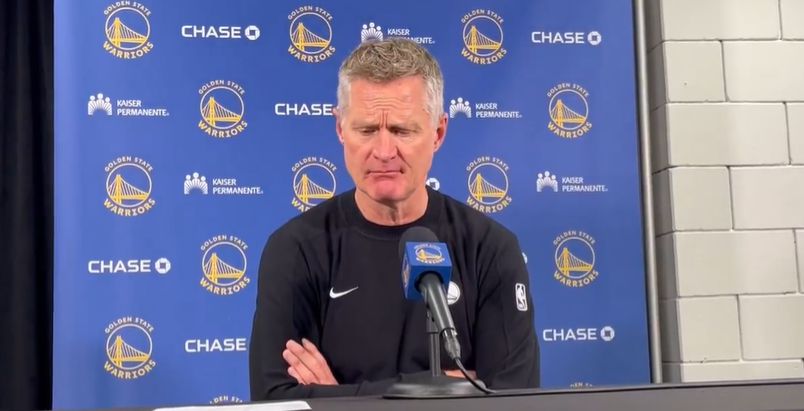 Kerr: A derrota não teve nada a ver com cansaço. A envergadura e a capacidade atlética dos Trail Blazers nos suprimiram completamente.